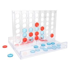 Juego de cuatro en raya de poliestireno en multicolor 25x19…