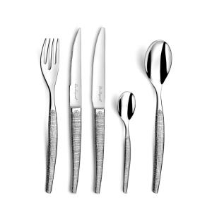 Juego de cubiertos de 30 piezas para mesa y carne Acero Ino…