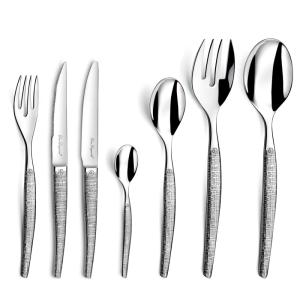 Juego de cubiertos de 62 piezas para mesa y carne Acero Ino…