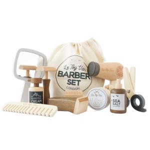 Juego de peluquería y barbería de madera