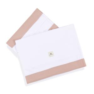 Juego de sábanas minicuna 60x80/55x70 cm rosa