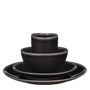 Juego de vajilla Tabo Negro  H32xB27xL31cm