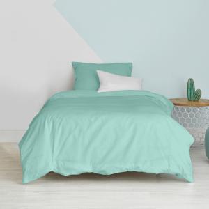 Juego nórdico 2 piezas 100% algodón menta 155x220 cm (cama…