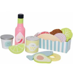 Juguete de Madera - Dinette - Set de Tacos  19 x 12 cm