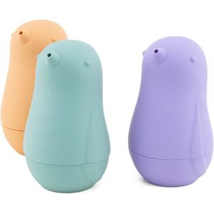 Juguetes de baño de silicona pájaros