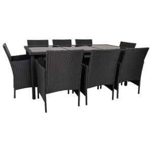 Kit conjunto mesa y 8 sillas mesa:190x90x75h-silla:(8)58x61…