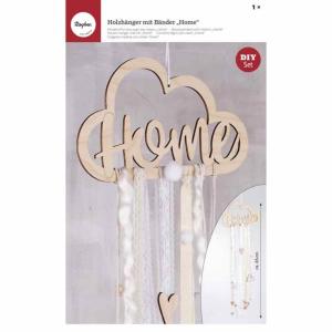 Kit de colgante de madera con cintas