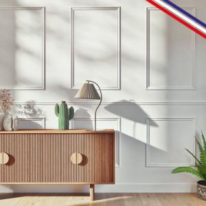 Kit de moldura de pared Apolline B en pino macizo de las La…