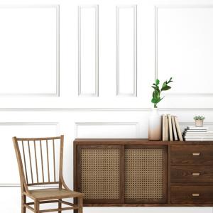 Kit de moldura de pared Apolline C en pino macizo de las La…