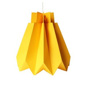 Kit de pantalla de lámpara de origami amarilla para hacer t…