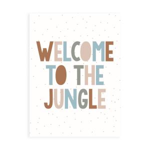 Lámina infantil de papel Welcome to the jungle multicolor 2…