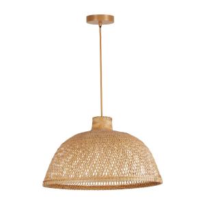 Lampada da soffitto in bambù