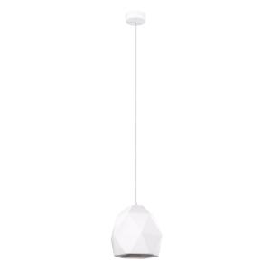 Lámpara colgante blanco cerámica  alt. 125 cm