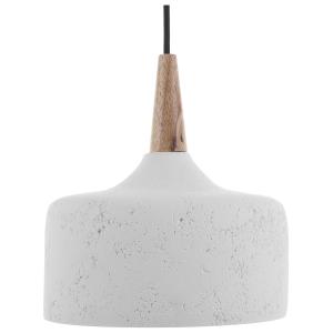 Lámpara colgante cemento blanco