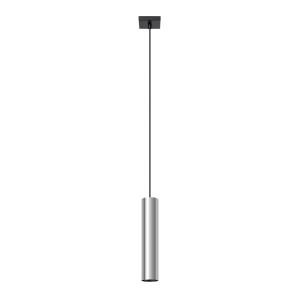 Lámpara colgante cromo acero  alt. 36 cm