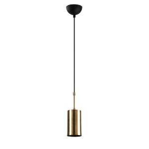 Lámpara colgante de metal dorado d9 cm