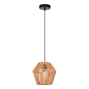 Lámpara colgante de metal negro 23 cm