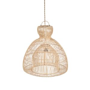 Lámpara colgante de ratán natural 50x50x50 cm