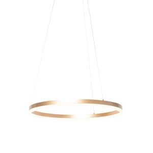 Lámpara colgante diseño dorado 60 cm incl. Led 3 pasos regu…