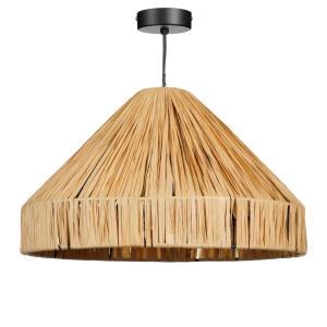 Lámpara colgante Elisa Marrón claro  H24xB40xL40cm