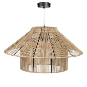 Lámpara colgante Elsa Marrón claro  H28xB50xL50cm