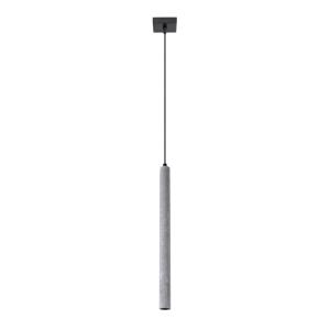Lámpara colgante gris concreto  alt. 120 cm