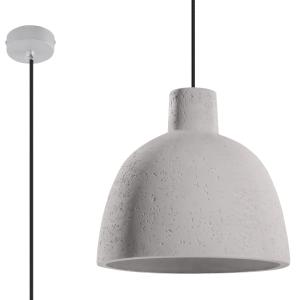 Lámpara colgante gris concreto  alt. 128 cm