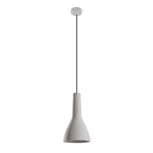 Lámpara colgante gris concreto  alt. 132 cm
