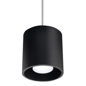 Lámpara colgante negro aluminio  alt. 110 cm