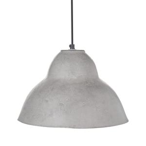 Lámpara colgante  Papel maché Gris