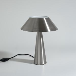 Lámpara cónica de acero inoxidable plateado