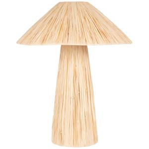 Lámpara cónica de rafia