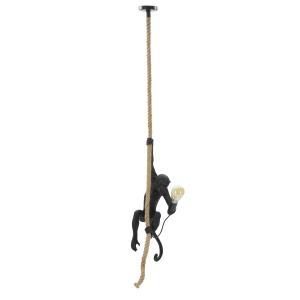 Lámpara de araña de resina negra cm ø 27x 32x 62