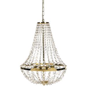 Lámpara de araña  Metal Dorado