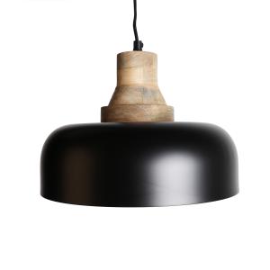 Lámpara de colgar de hierro en color negro