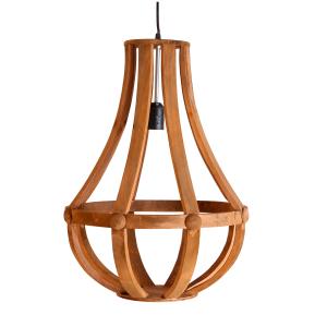 Lámpara de colgar de madera de abeto en color marrón de 41x…