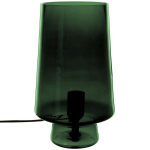 Lámpara de cristal tintado azul oscuro