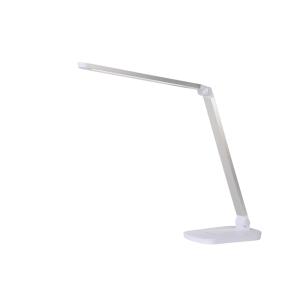 Lámpara de escritorio de metal con 1 LED integrado, blanco
