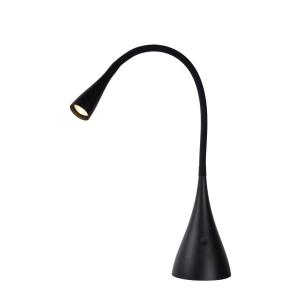 Lámpara de escritorio de sintético con 1 LED integrado, neg…