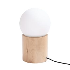 Lámpara de escritorio madera natural madera  alt. 21 cm
