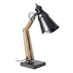 Lámpara de escritoriotosel ,madera,natural,a66xd46xp15 cm