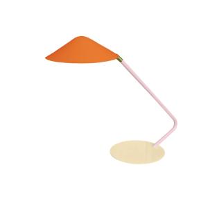 Lámpara de escritoriotosel ,metal,naranja, a 35xd20xp49cm
