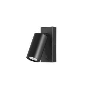 Lampara de lectura  aluminio negro 16x6x14 cm