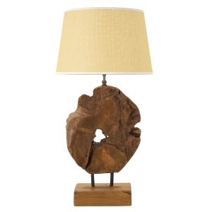 Lámpara de madera reciclada cm ø 35x69