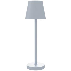 Lámpara de mesa 11.2x11.2x36.5 cm gris