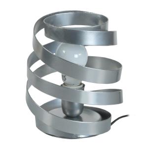 Lámpara de mesa 18cm metal gris