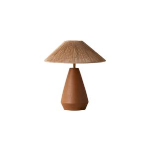 Lámpara de mesa 35x35x38cm terracota