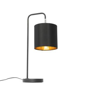Lámpara de mesa acero negro 18 x 27.6 x 54.5    (cm)