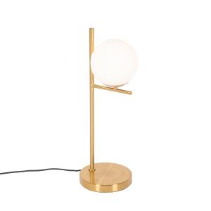 Lámpara de mesa acero oro/latón 18 x 20.6 x 52    (cm)