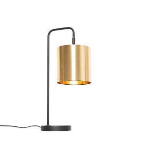 Lámpara de mesa acero oro/latón 18 x 27.6 x 54.5    (cm)